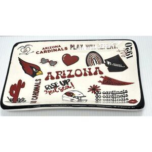 Arizona Cardinals NFL Ceramic Tray Decorative Dish Team Logo Collectible Footbal
